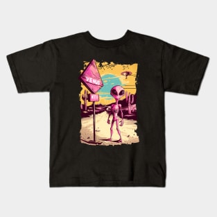 Alien From Venus Kids T-Shirt